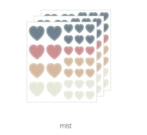 3PCS/PACK Cute Small LOVE Sticker