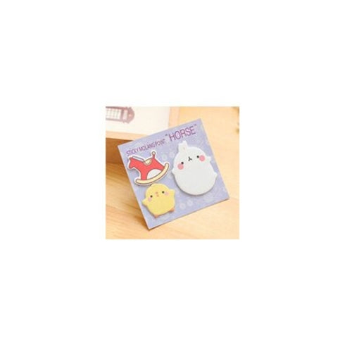 Cute Rabbit Chick Sticker Bookmark Marker