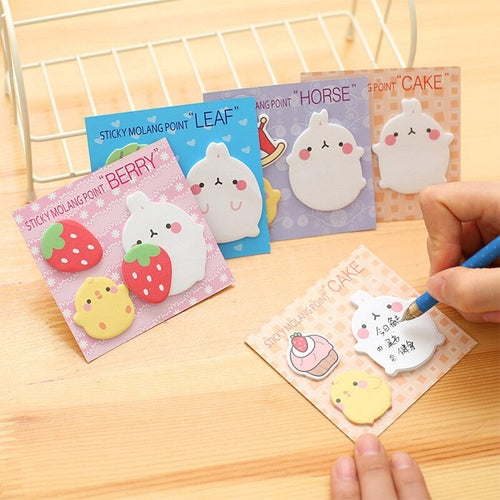 Cute Rabbit Chick Sticker Bookmark Marker